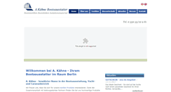 Desktop Screenshot of kaehne-bootsausstatter.de